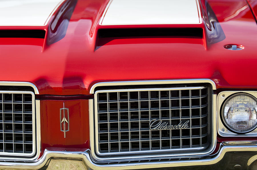 1972 Oldsmobile Grille Photograph by Jill Reger