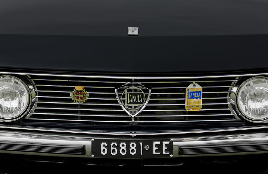 1973 Lancia Fulvia 1.3 Coupe Grille Photograph by Jill Reger