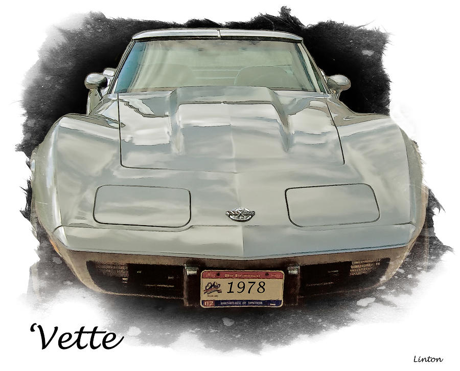 1978 Corvette Digital Art by Larry Linton