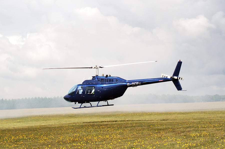 1980 Bell Helicopter Textron BELL 206B Photograph by Chris Day