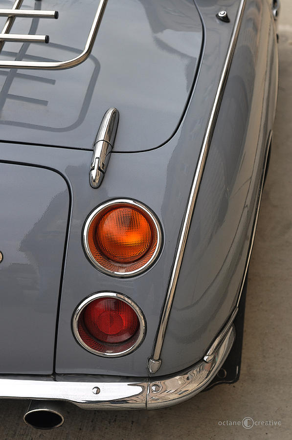 1991 Nissan Figaro taillights Photograph by Tim Nyberg