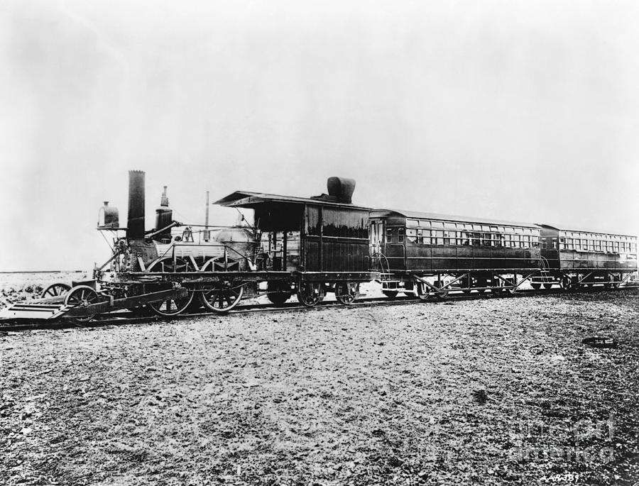 19th Century John Bull Locomotive Photograph by Omikron