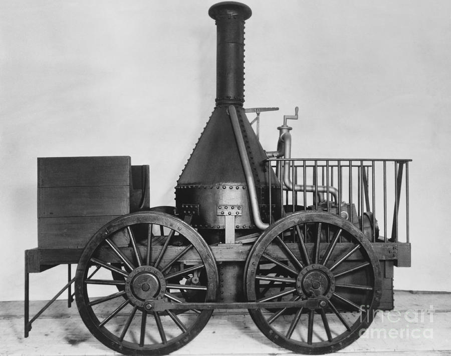 19th Century Phoenix Locomotive Photograph by Omikron