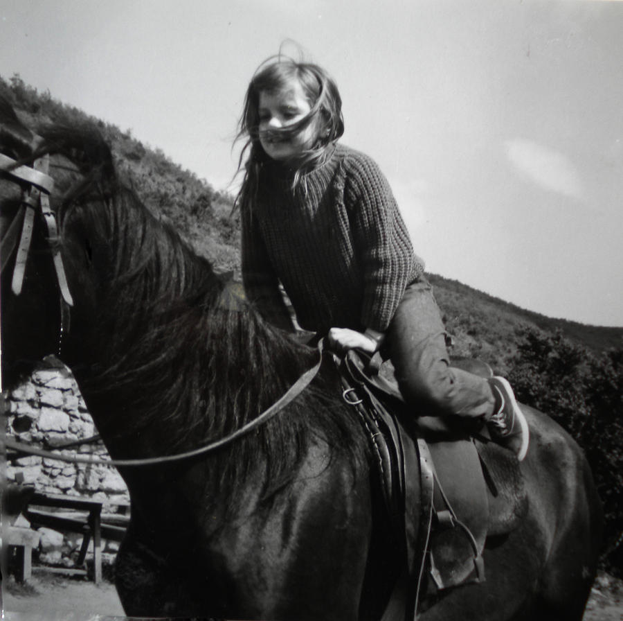Nature Photograph - 2   Horseriding in South France in the Sixtieth  by Colette V Hera Guggenheim