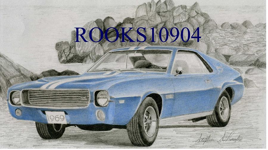 1969 Amc Amx Javelin Drawing