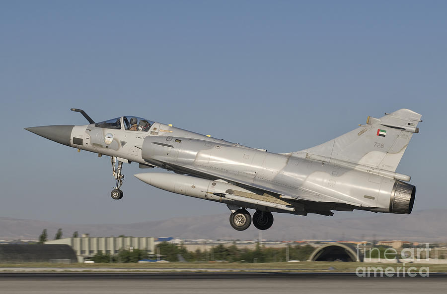 A Dassault Mirage 2000 Of The United #2 Photograph by Giovanni Colla
