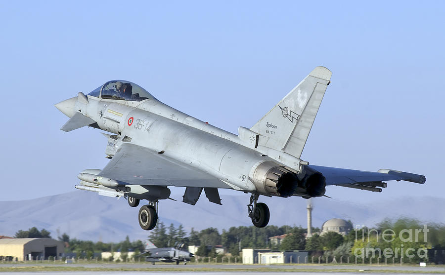 A Eurofighter F-2000 Of The Italian Air #2 Photograph by Giovanni Colla
