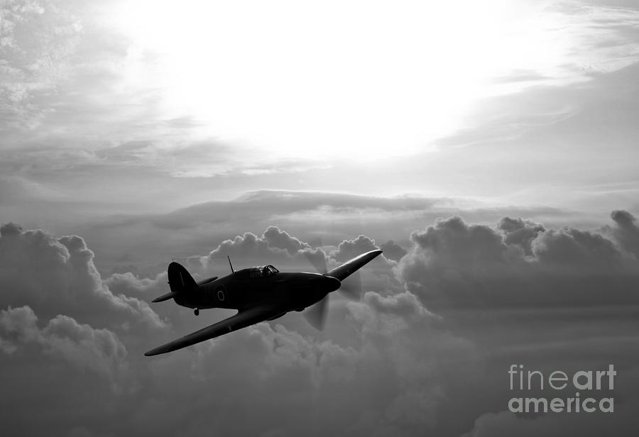A Hawker Hurricane Aircraft In Flight Photograph