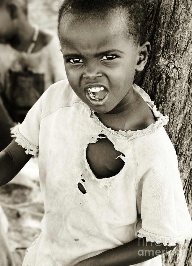 African child #2 Photograph by Anna Om
