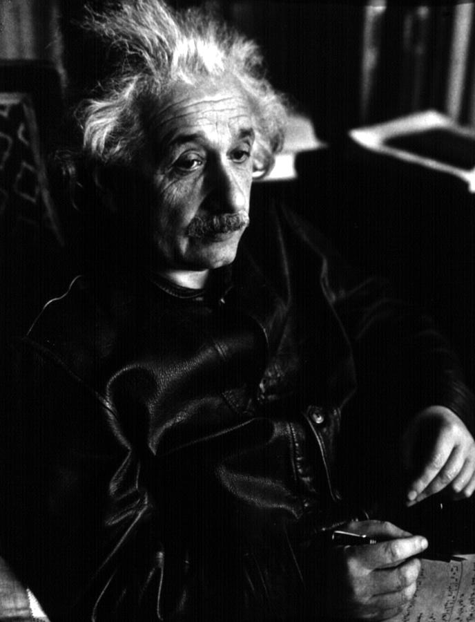 Albert Einstein Photograph - Albert Einstein #2 by Everett
