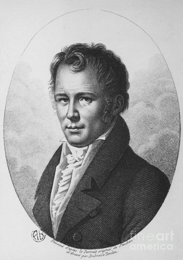 Portrait Photograph - Alexander Von Humboldt, Prussian #2 by Tomsich