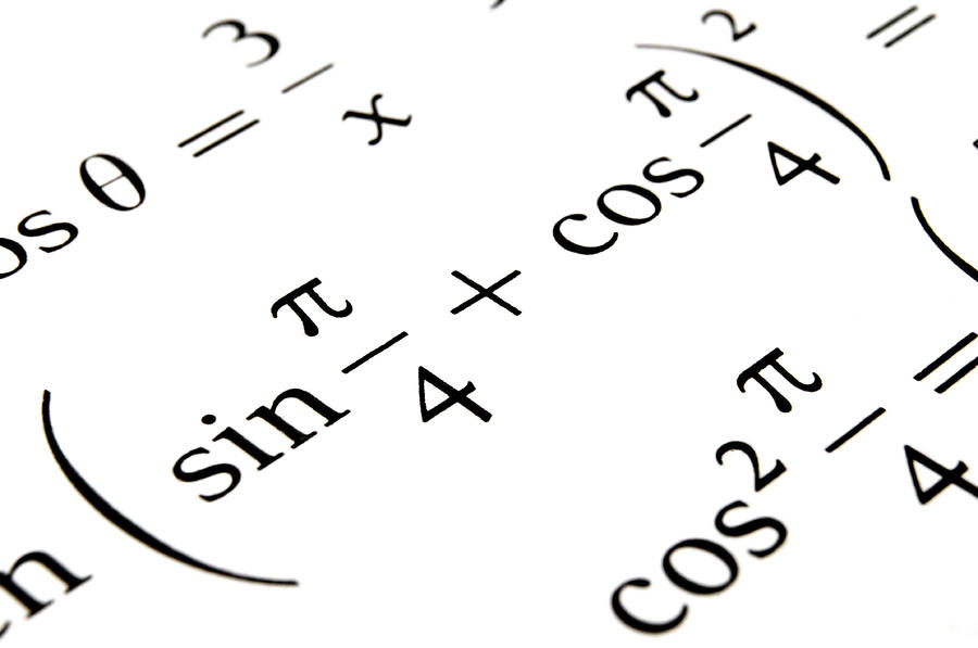 University Photograph - Algebra formulas close up. #2 by Fernando Barozza