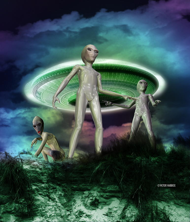 Alien Invasion #2 Photograph by Victor Habbick Visions