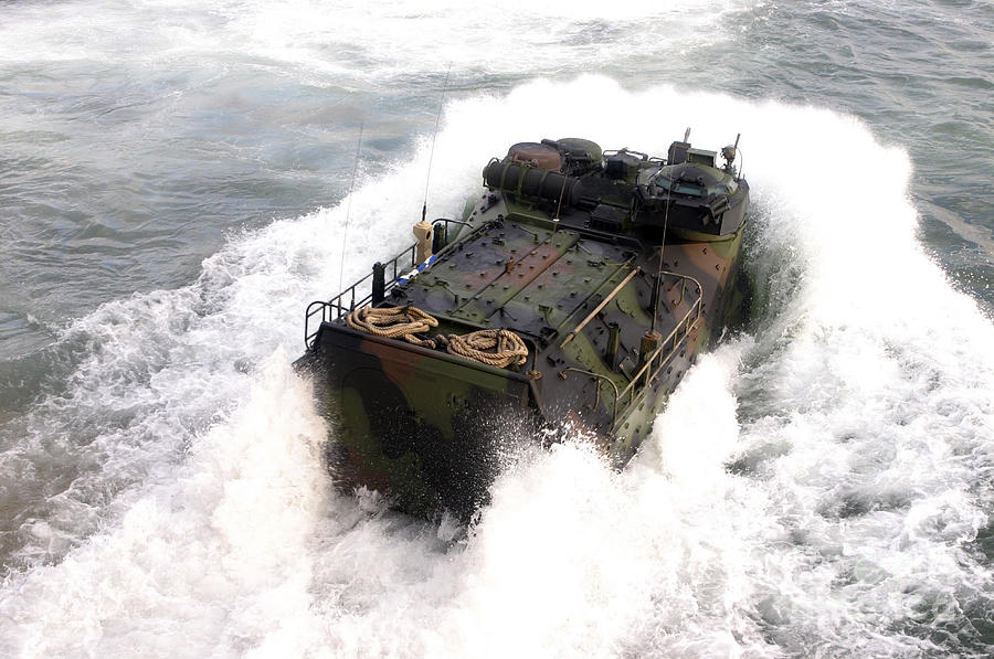 An Amphibious Assault Vehicle #2 Photograph by Stocktrek Images