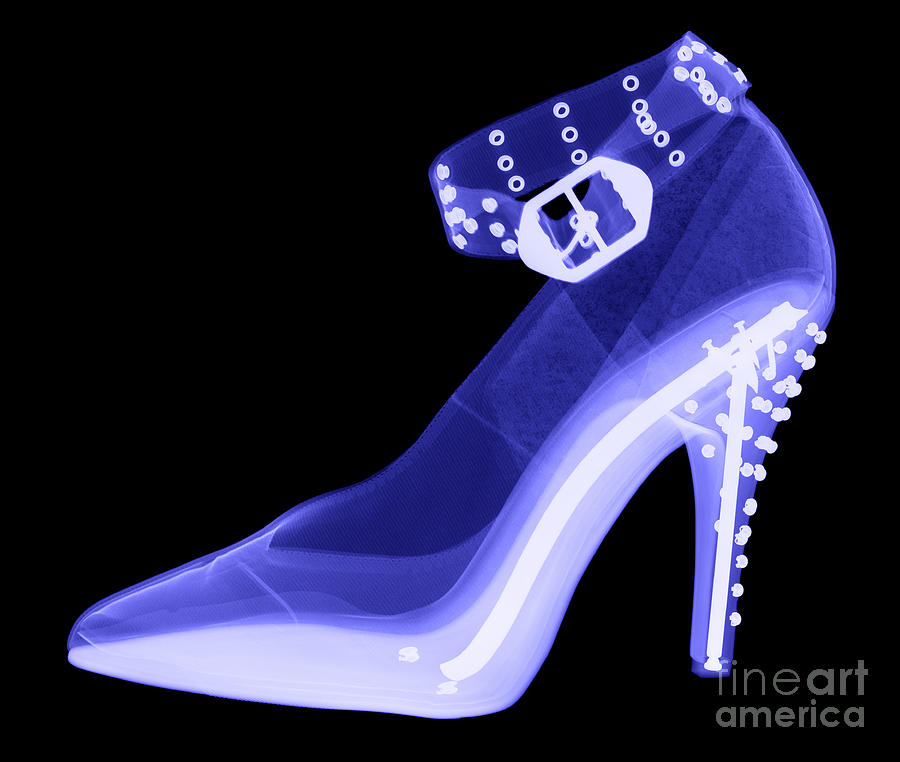 An X-ray Of A High Heel Shoe #2 Photograph by Ted Kinsman