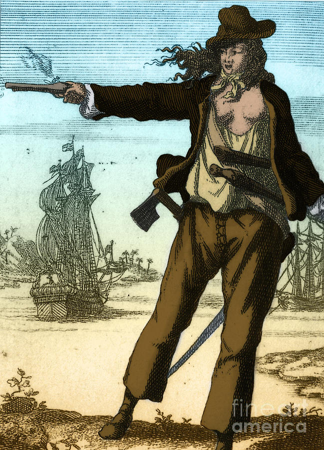 Anne Bonny, 18th Century Pirate #2 Photograph by Photo Researchers