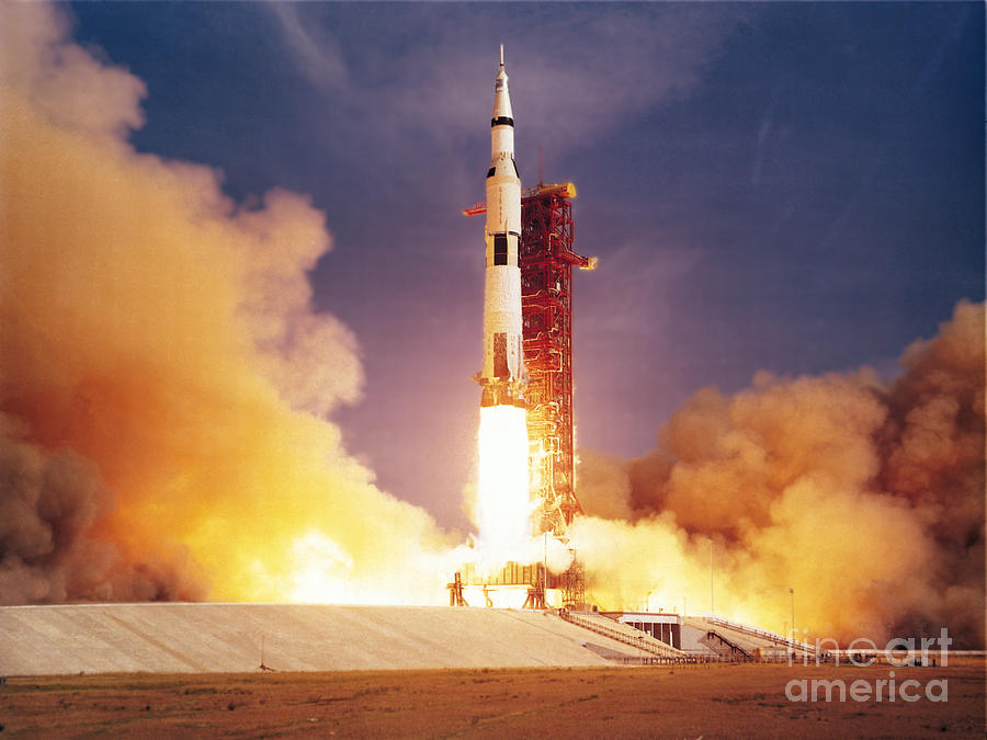 Apollo 11 Launch Photograph by Nasa
