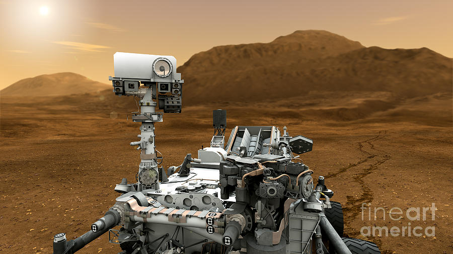 Artist Concept Of Nasas Mars Science Digital Art