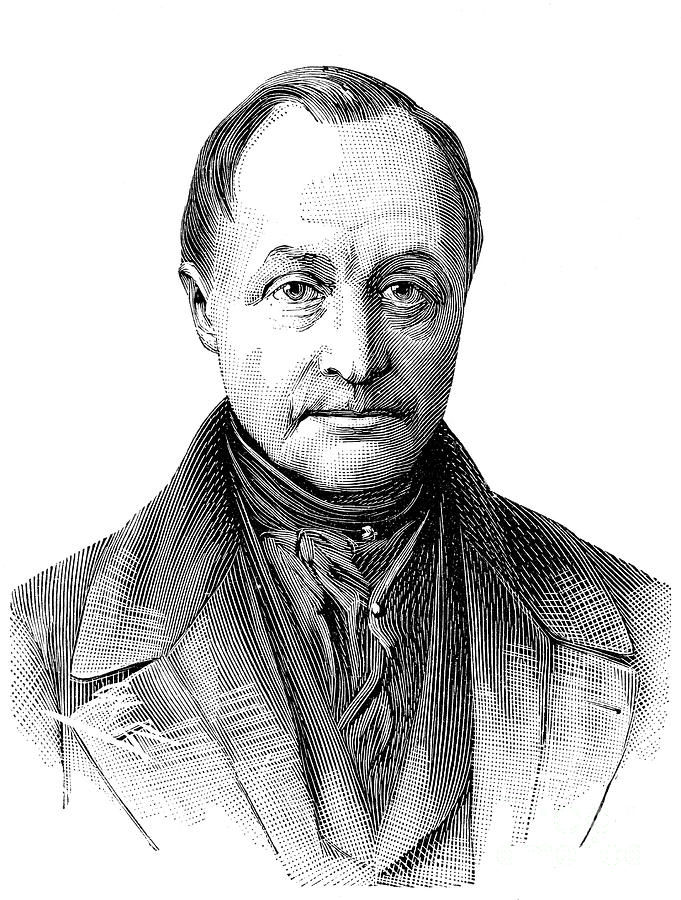 Portrait Photograph - Auguste Comte (1798-1857) #2 by Granger