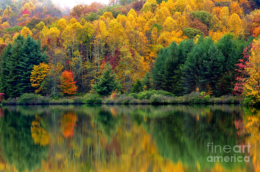 Fall Photograph - Autumn Big Ditch Lake #2 by Thomas R Fletcher