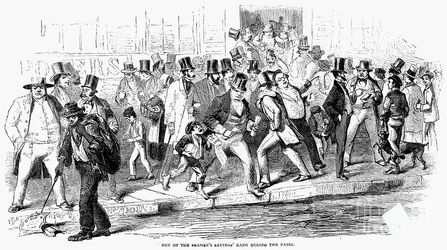 City Photograph - Bank Panic Of 1857 #2 by Granger