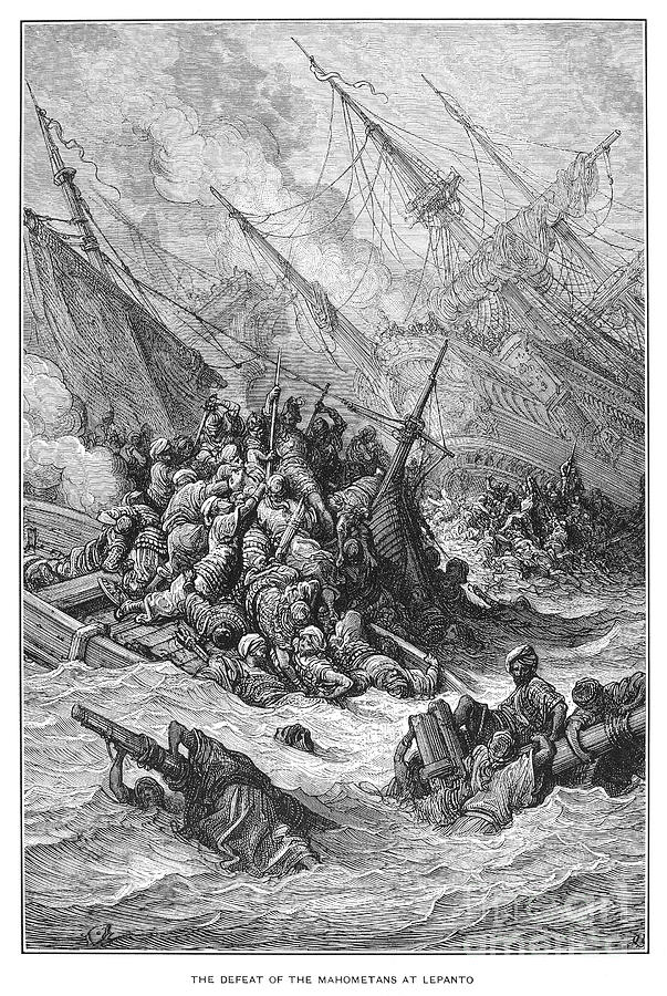 Battle Of Lepanto, 1571 #2 Photograph by Granger