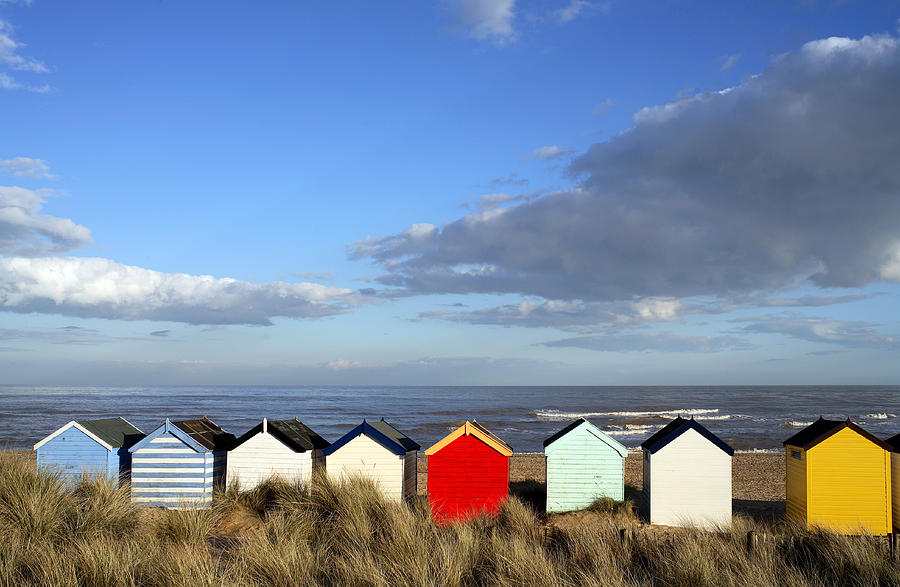 Beach Huts #2 Photograph by David Harding