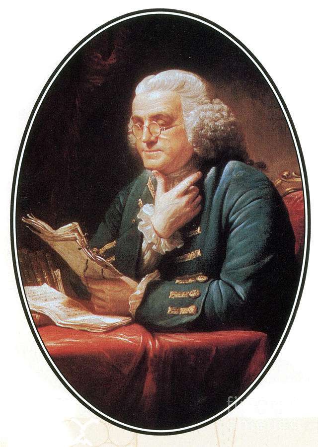 Benjamin Franklin, American Polymath #2 Photograph by Photo Researchers
