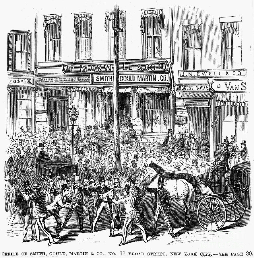 Black Friday, 1869 Photograph by Granger