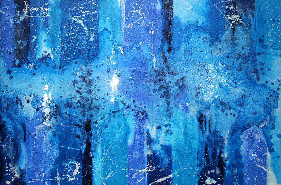 Blue Magic #2 Painting by Ian Cameron - Pixels