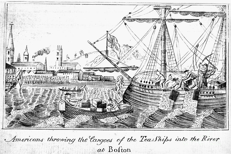 Boston Tea Party, 1773 #2 Photograph by Granger