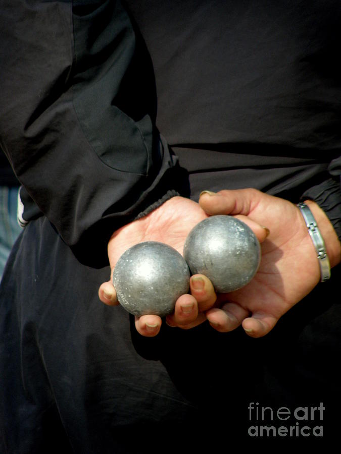Ball Photograph - 2 Boules by Lainie Wrightson
