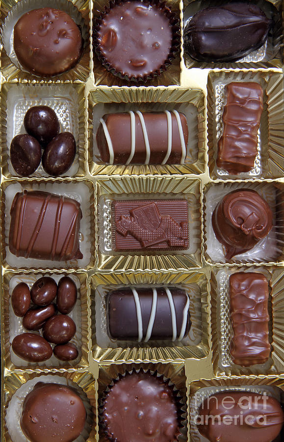 Box Of Chocolates #2 Photograph by Photo Researchers