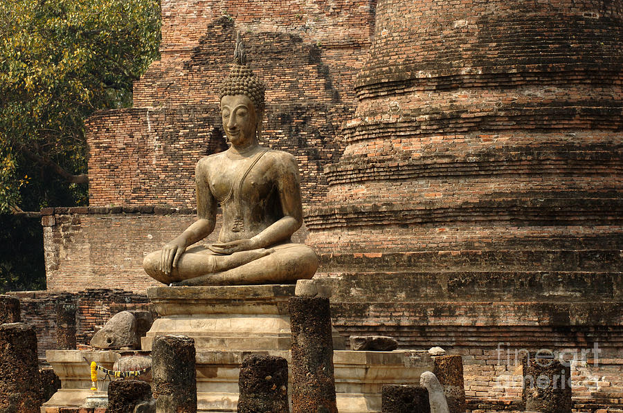 Buddha at Sukhothai #2 Photograph by Bob Christopher