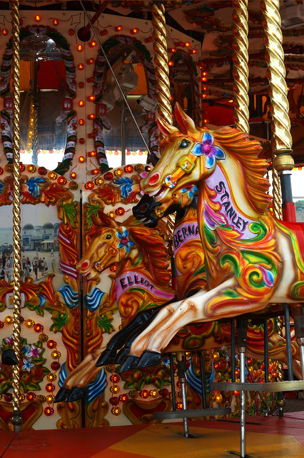 Horse Photograph - Carousel #2 by Chris Day
