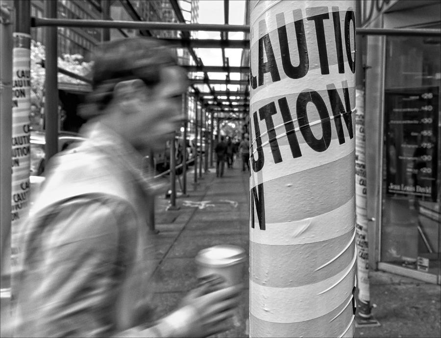 Caution #2 Photograph by Robert Ullmann