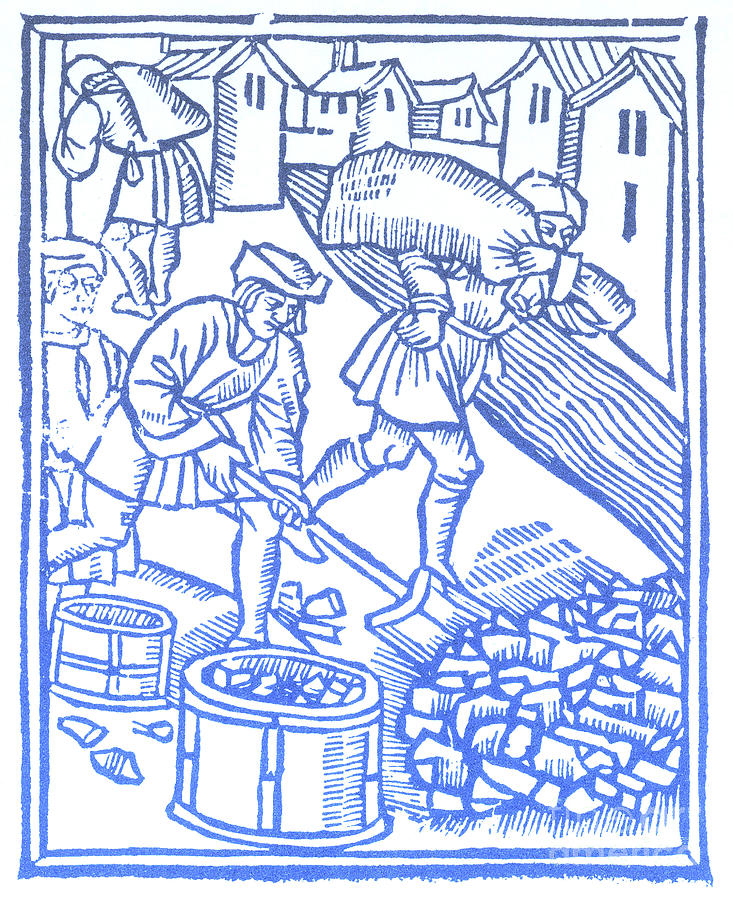 Charcoal Burners, Medieval Tradesmen #2 Photograph by Science Source
