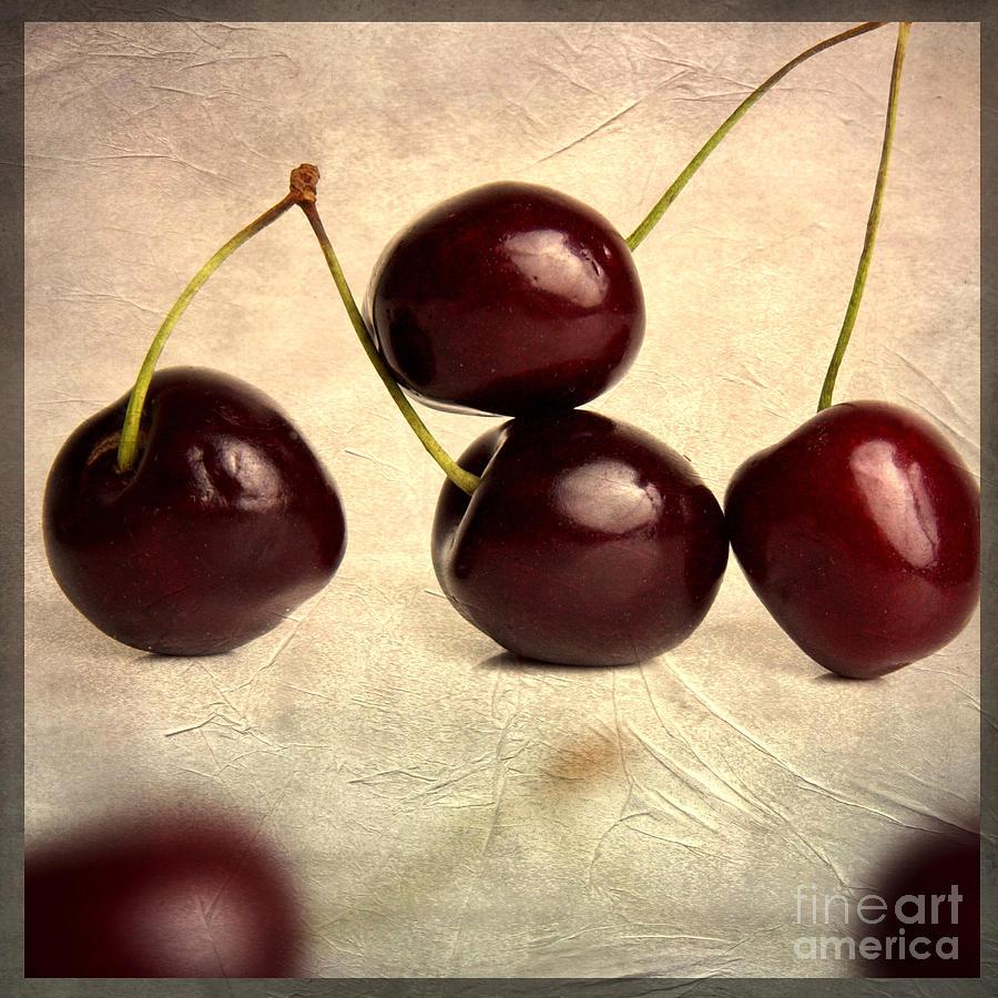 Fruit Photograph - Cherries #2 by Bernard Jaubert
