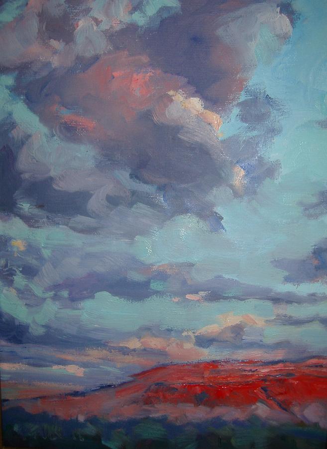 Cloud Patterns Painting by Kathleen Strukoff - Fine Art America