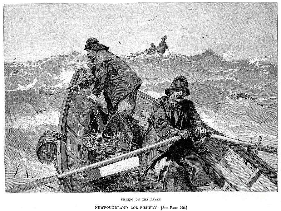 Cod Fishing, 1891 #2 by Granger