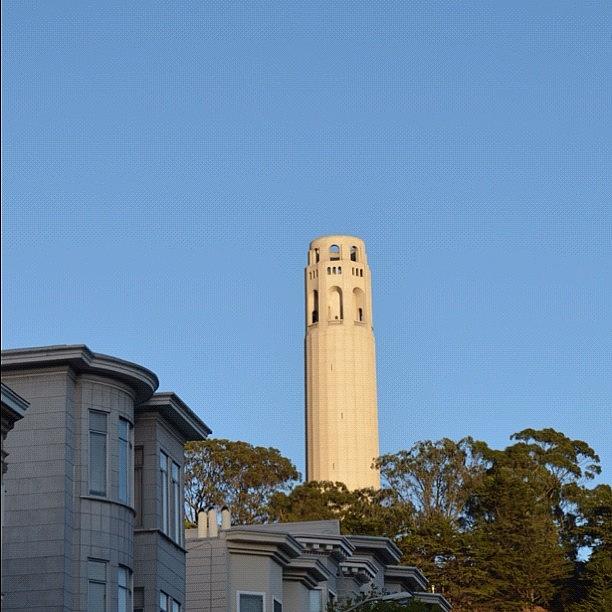 San Francisco Photograph - Coit tower #2 by Birgit Zimmerman