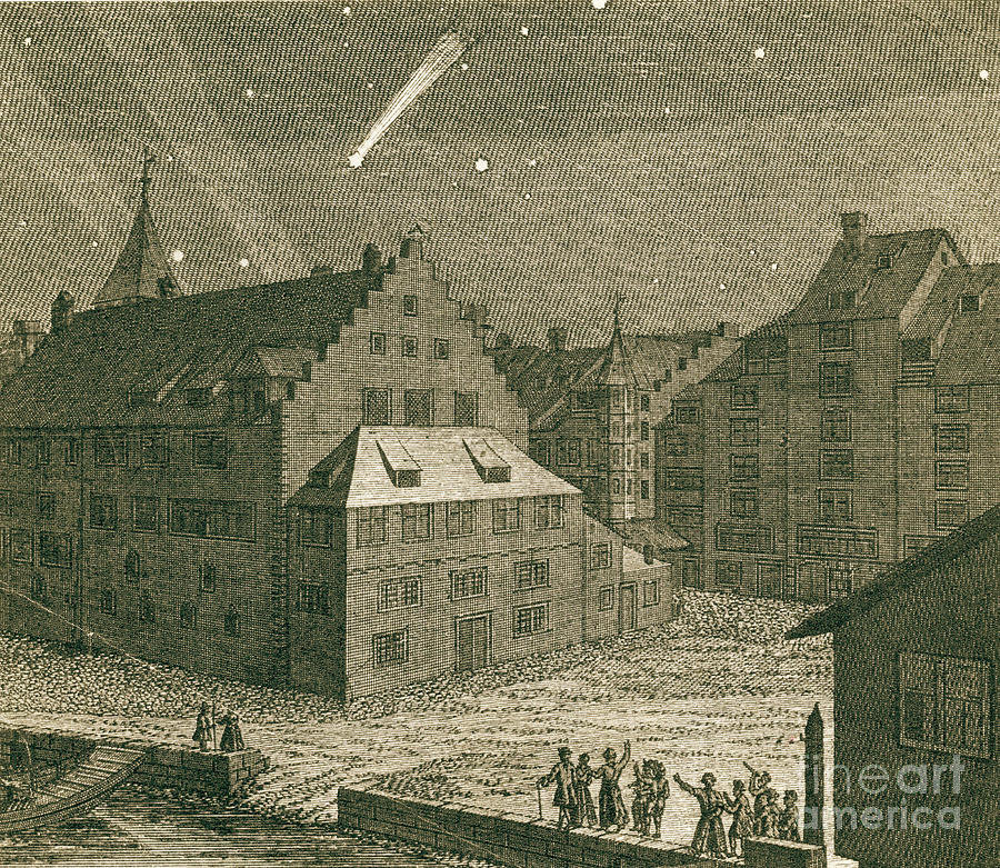 Comet, Einsiedeln Monastery, 1742 #2 Photograph by Science Source