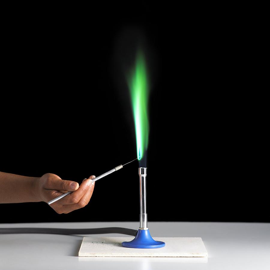 copper ii chloride flame test