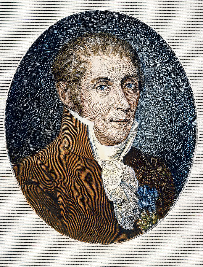 Count Alessandro Volta Photograph By Granger