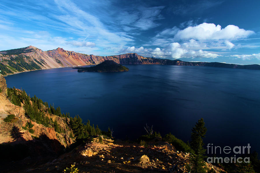 Crater Lake Blues #2 Photograph by Adam Jewell