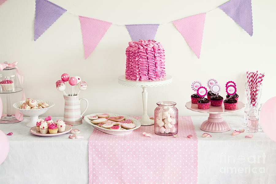 Cake Photograph - Dessert table #2 by Ruth Black