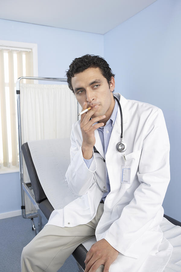 Doctor Smoking Photograph by Adam Gault | Fine Art America