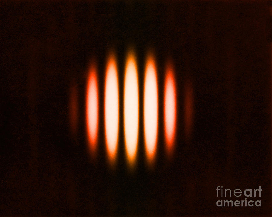 Double Slit Diffraction Pattern #2 Photograph by Omikron