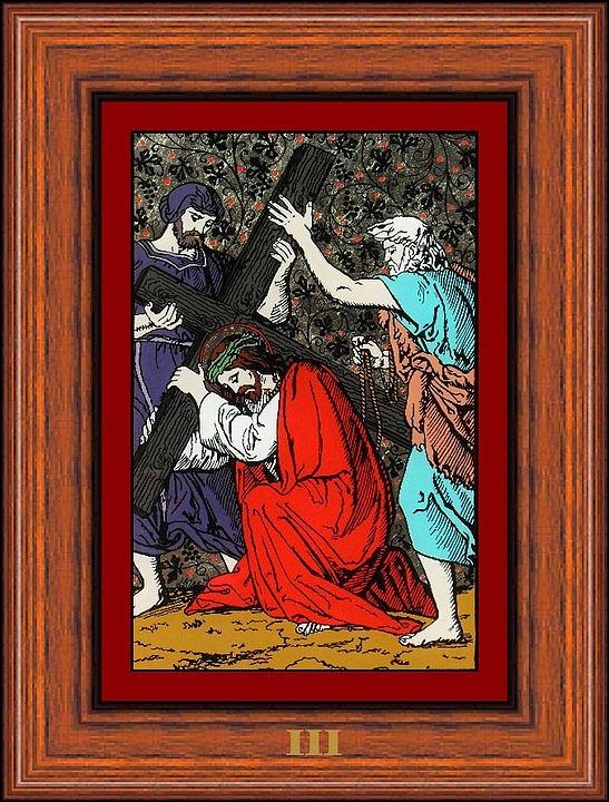Drumul Crucii - Stations Of The Cross  #2 Painting by Buclea Cristian Petru