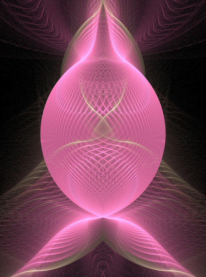 Abstract Digital Art - Egg #2 by Michele Caporaso